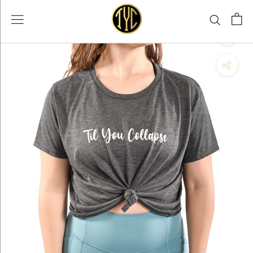 ✨NWOT Till You Collapse T-shirt✨